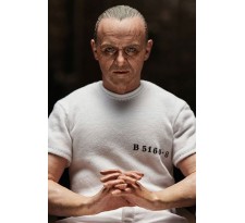 The Silence of the Lambs Action Figure 1/6 Hannibal Lecter White Prison Uniform Version 30 cm